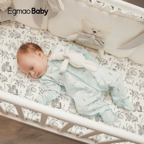 Soft and Skin-friendly Baby Crib Sheet