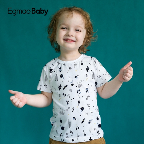 Baby Short-Sleeve Side-Snap Shirt